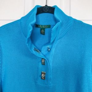 Lauren Ralph Lauren Large Turquoise Sweater